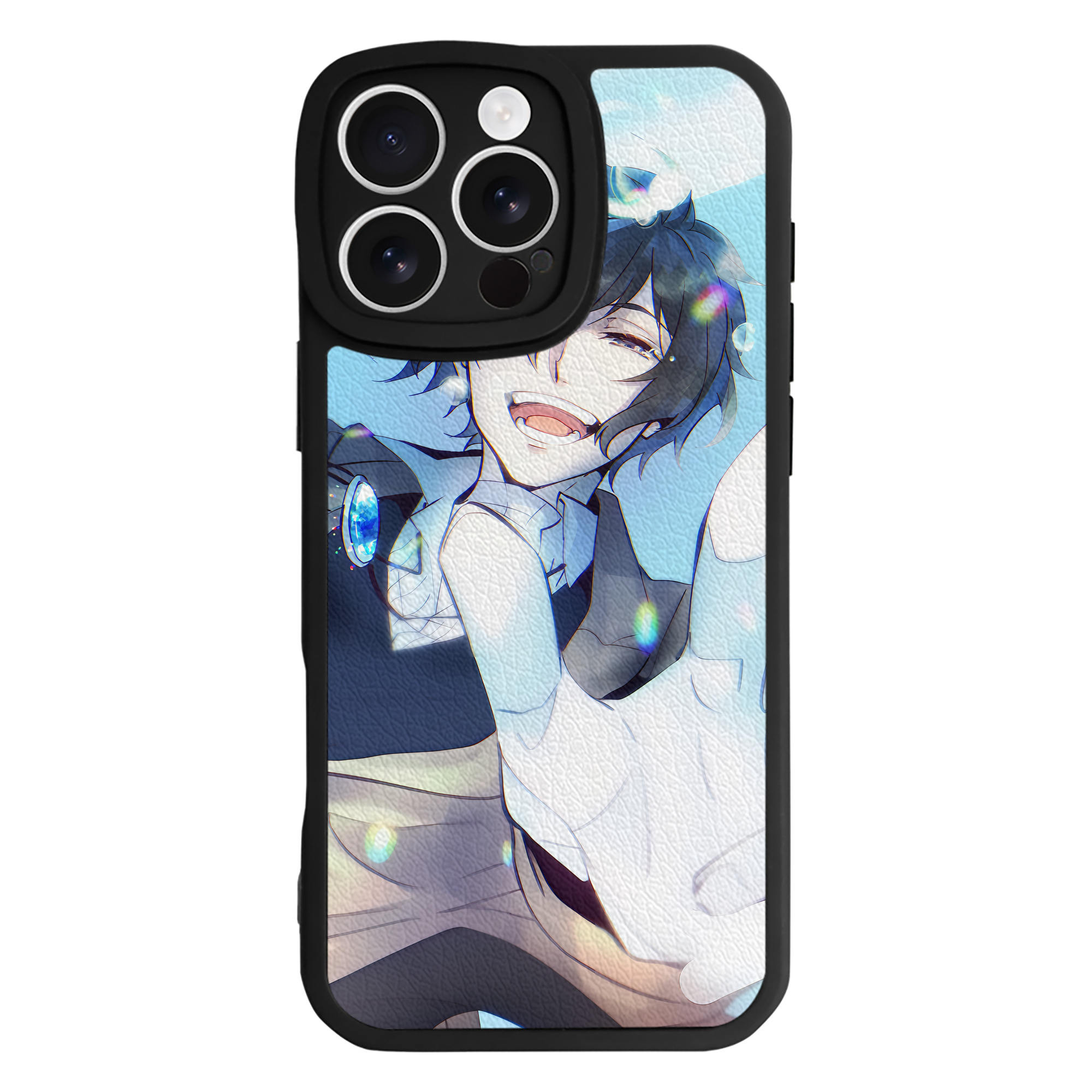 （画像用） 文豪ストレイドッグス Bungo Stray Dogs 【iPhone 16シリーズ対応】シリコンスマホケース（レザー調） 材質：シリコン
